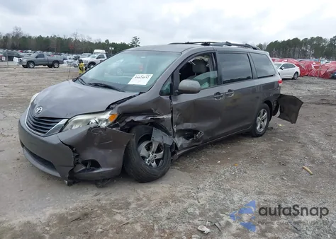 2012 Toyota Sienna Le V6 8 Passenger из США, поврежденный, VIN 5TDKK3DC9CS269480
